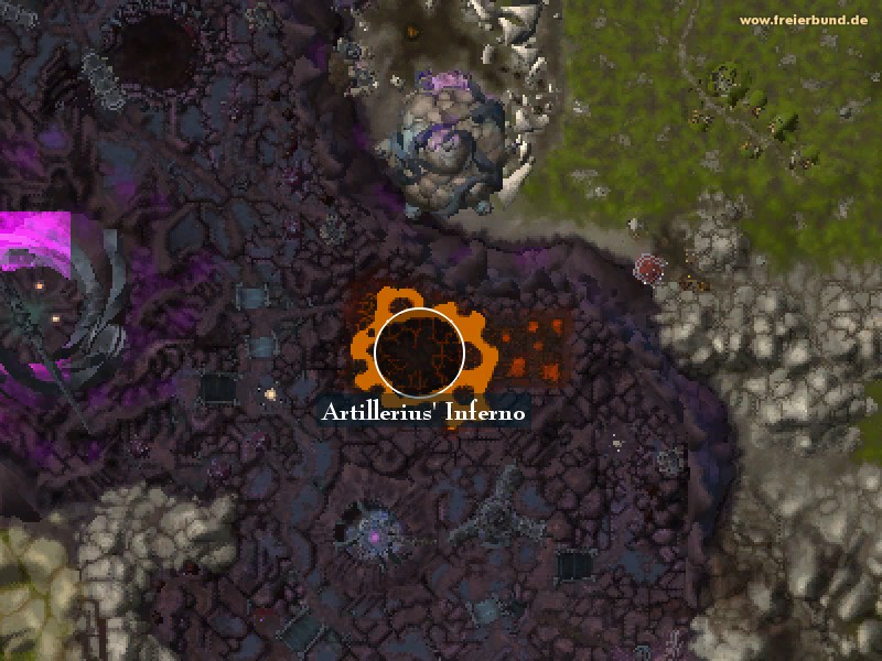 Artillerius' Inferno (Artillerius' Inferno) Landmark WoW World of Warcraft 