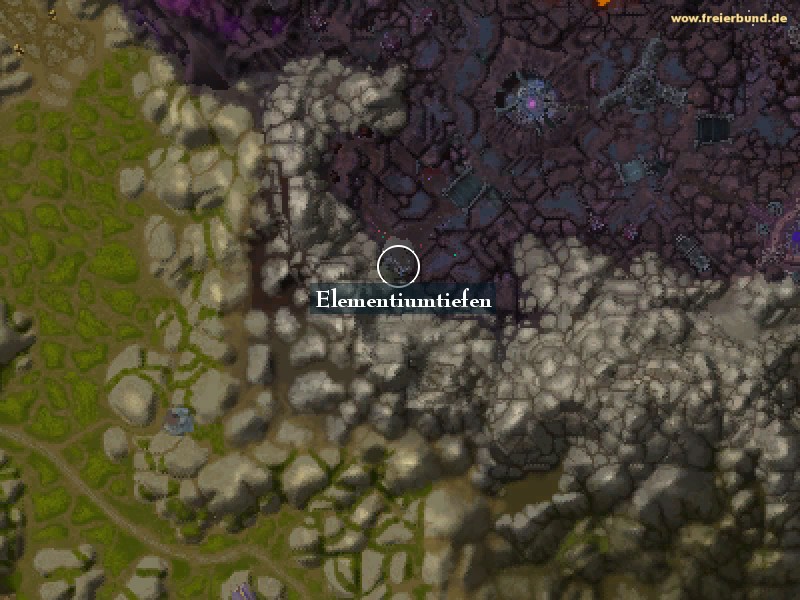 Elementiumtiefen (Elementium Depths) Landmark WoW World of Warcraft 