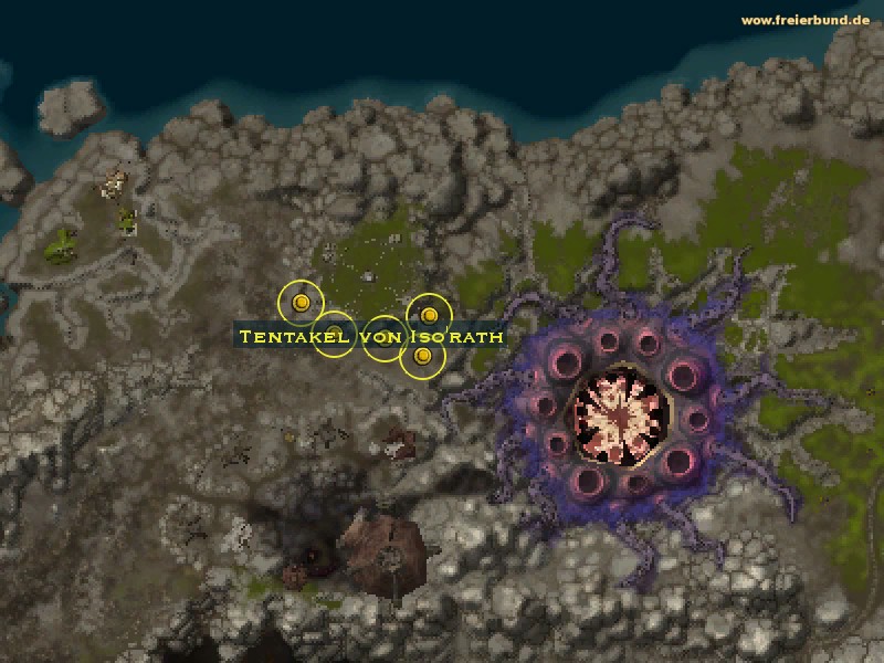 Tentakel von Iso'rath (Tentacle of Iso'rath) Monster WoW World of Warcraft 