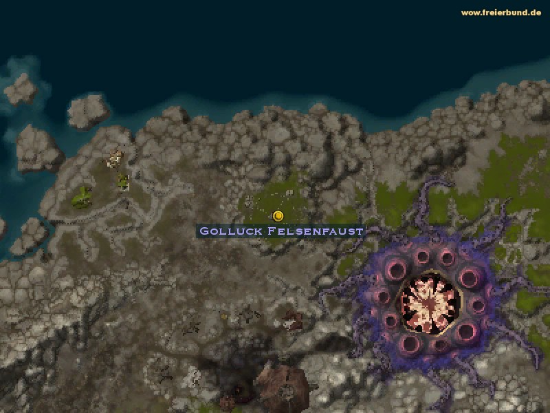 Golluck Felsenfaust (Golluck Rockfist) Quest NSC WoW World of Warcraft 