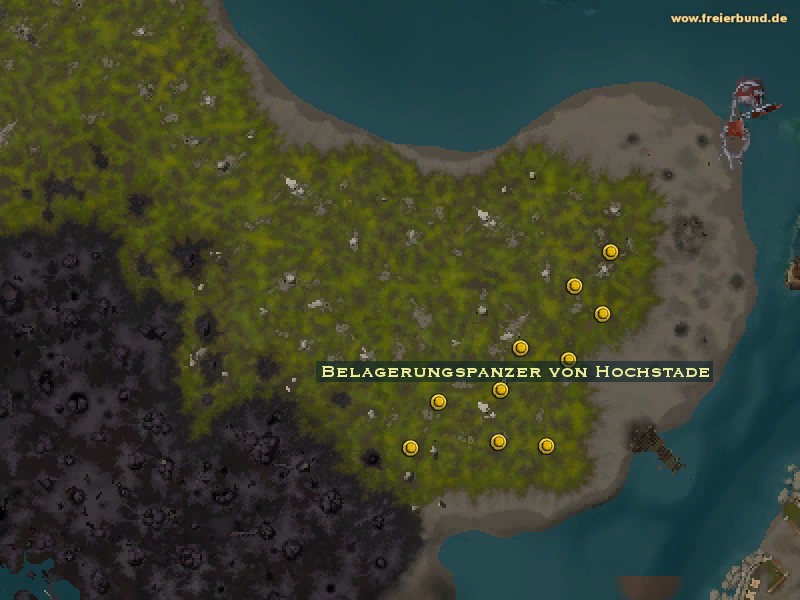 Belagerungspanzer von Hochstade (Highbank Siege Tank) Quest-Gegenstand WoW World of Warcraft 
