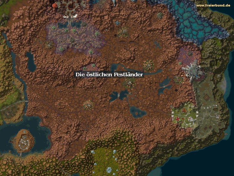 Die östlichen Pestländer (Eastern Plaguelands) Zone WoW World of Warcraft 