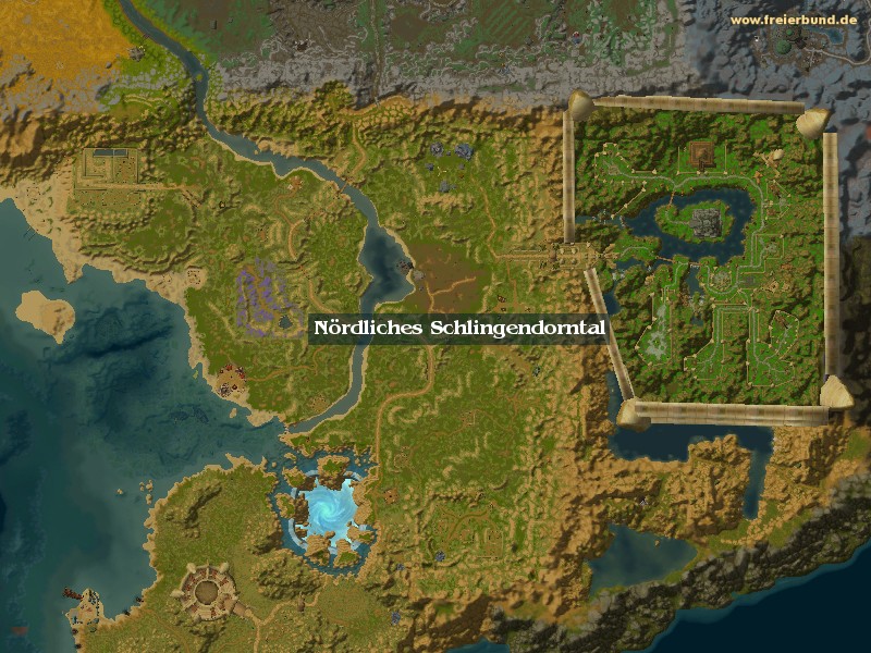 Nördliches Schlingendorntal (Northern Stranglethorn) Zone WoW World of Warcraft 