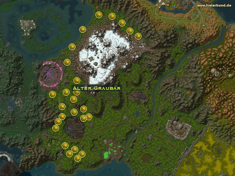Alter Graubär (Elder Gray Bear) Monster WoW World of Warcraft 