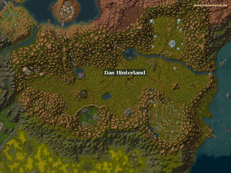 Das Hinterland (The Hinterlands) Zone WoW World of Warcraft 