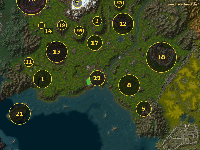 Erforscht das Vorgebirge des Hügellands (Explore Hillsbrad Foothills) Erfolg WoW World of Warcraft 