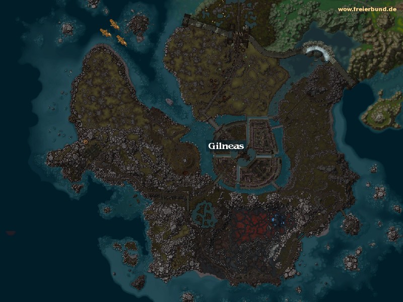 Gilneas (Gilneas) Zone WoW World of Warcraft 