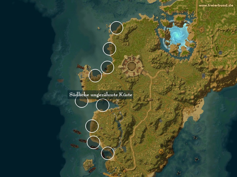 Südliche ungezähmte Küste (Southern Savage Coast) Landmark WoW World of Warcraft 
