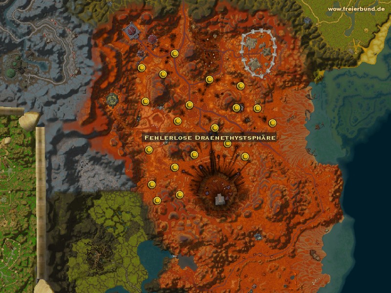 Fehlerlose Draenethystsphäre (Flawless Draenethyst Sphere) Quest-Gegenstand WoW World of Warcraft 