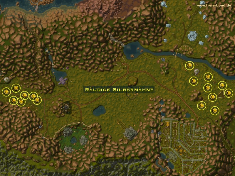 Räudige Silbermähne (Mangy Silvermane) Monster WoW World of Warcraft 