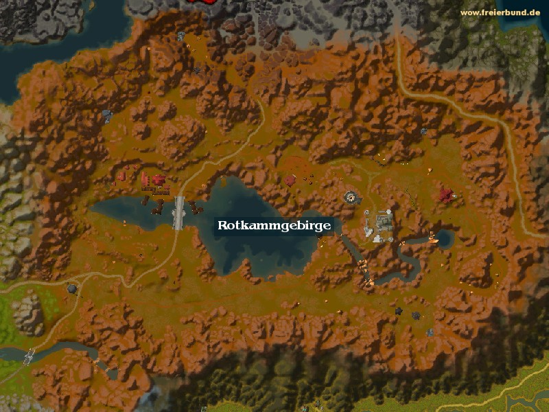 Rotkammgebirge (Redridge Mountains) Zone WoW World of Warcraft 
