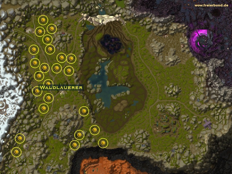 Waldlauerer (Forest Lurker) Monster WoW World of Warcraft 