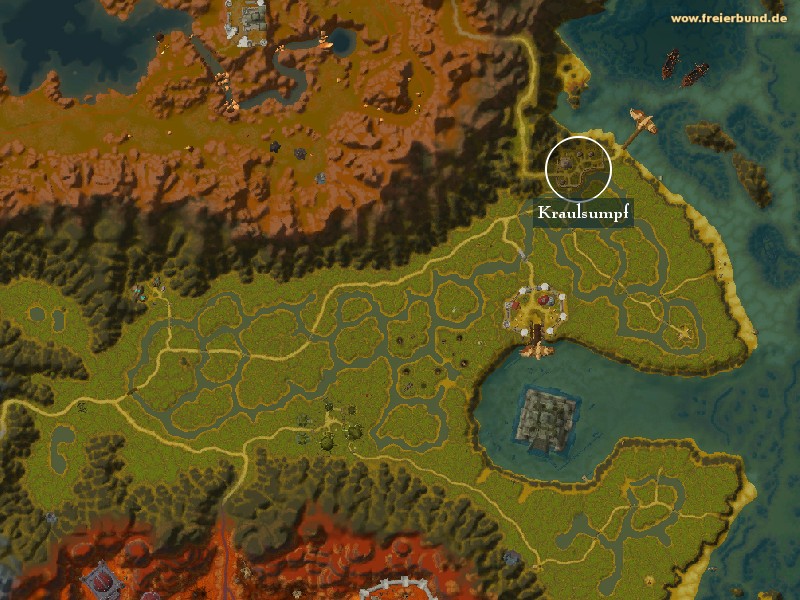 Kraulsumpf (Bogpaddle) Landmark WoW World of Warcraft 