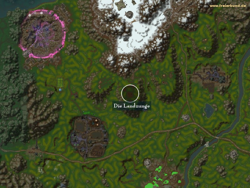 Die Landzunge (The Headland) Landmark WoW World of Warcraft 