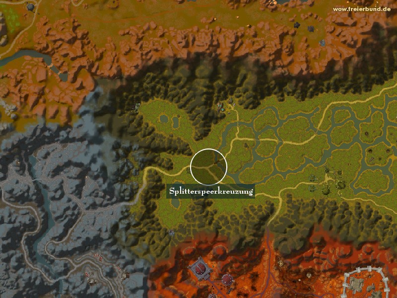Splitterspeerkreuzung (Splinterspear Junction) Landmark WoW World of Warcraft 