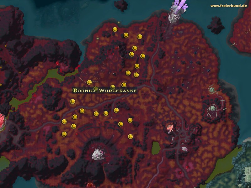 Dornige Würgeranke (Thorny Constrictor Vine) Quest-Gegenstand WoW World of Warcraft 