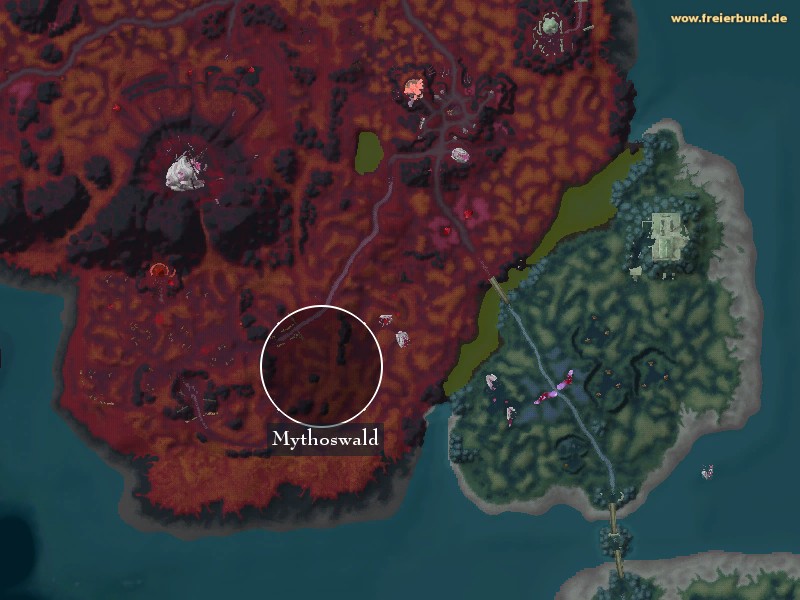 Mythoswald (Mystwood) Landmark WoW World of Warcraft 