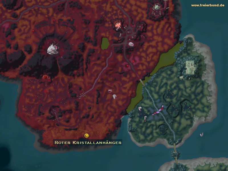 Roter Kristallanhänger (Red Crystal Pendant) Quest-Gegenstand WoW World of Warcraft 