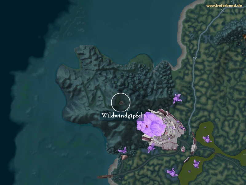 Wildwindgipfel (Wildwind Peak) Landmark WoW World of Warcraft 