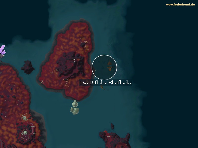 Das Riff des Blutfluchs (Bloodcursed Reef) Landmark WoW World of Warcraft 