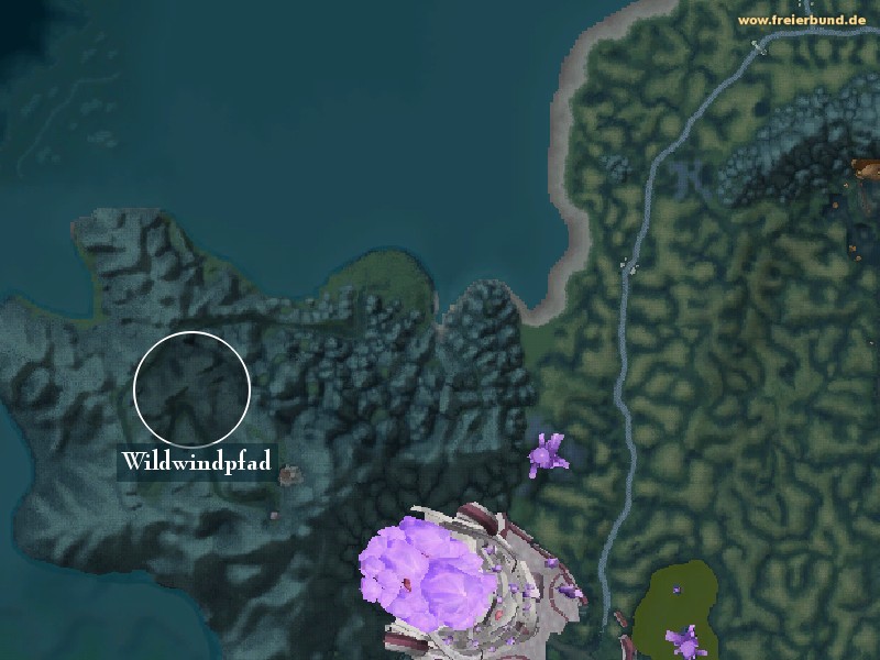 Wildwindpfad (Wildwind Peak) Landmark WoW World of Warcraft 