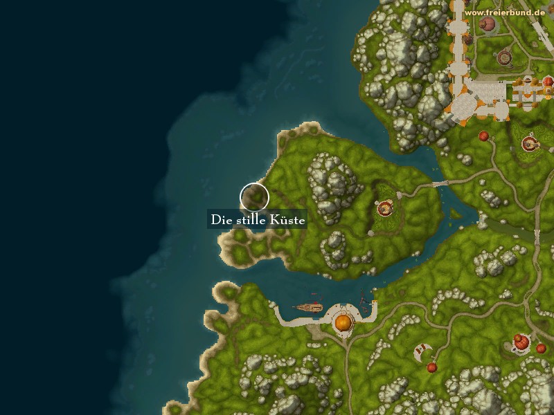 Die stille Küste - Landmark - Map & Guide - Freier Bund - World of Warcraft
