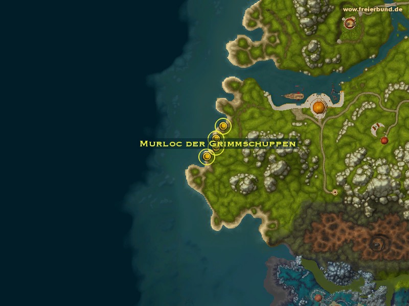 Murloc der Grimmschuppen (Grimscale Murloc) Monster WoW World of Warcraft 
