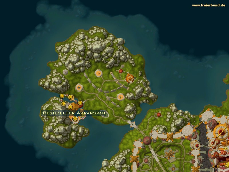 Besudelter Arkanspan (Tainted Arcane Sliver) Quest-Gegenstand WoW World of Warcraft 