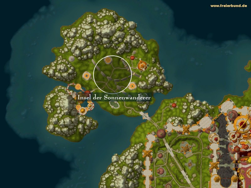 Insel der Sonnenwanderer (Sunstrider Isle) Landmark WoW World of Warcraft 