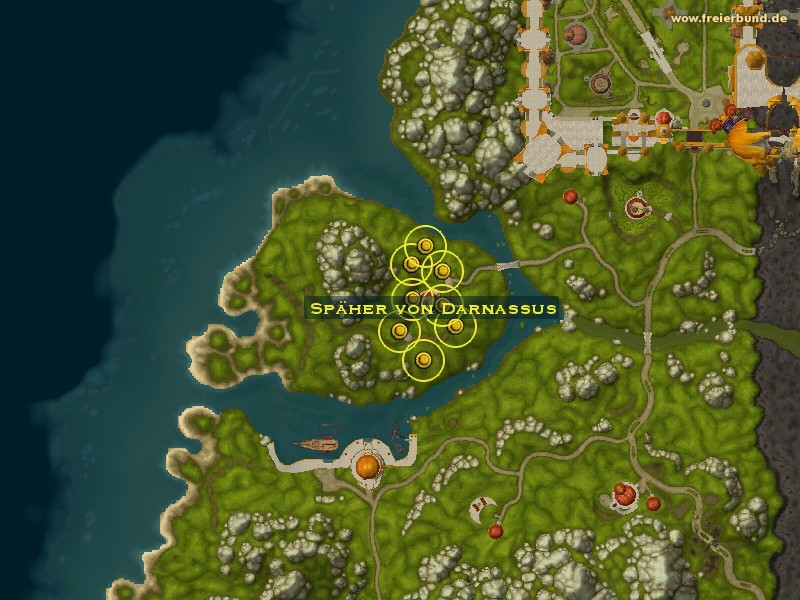 Späher von Darnassus - Monster - Map & Guide - Freier Bund - World of