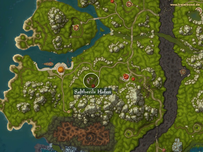 Saltherils Hafen (Saltheril's Haven) Landmark WoW World of Warcraft 
