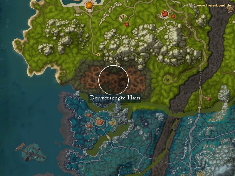 Der versengte Hain (The Scorched Grove) Landmark WoW World of Warcraft 