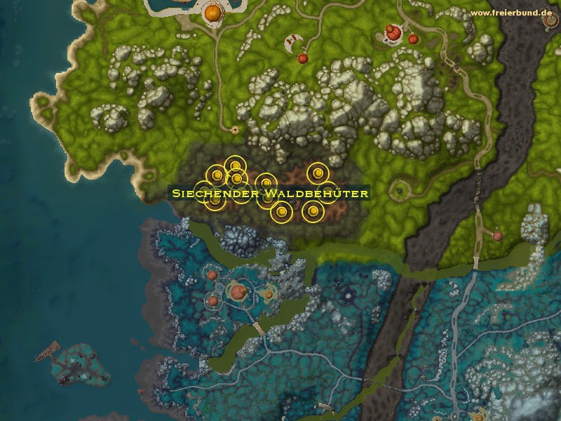 Siechender Waldbehüter (Withered Green Keeper) Monster WoW World of Warcraft 