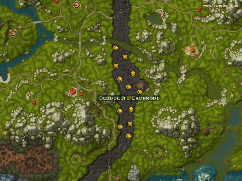 Besudelte Erdprobe (Tainted Soil Sample) Quest-Gegenstand WoW World of Warcraft 