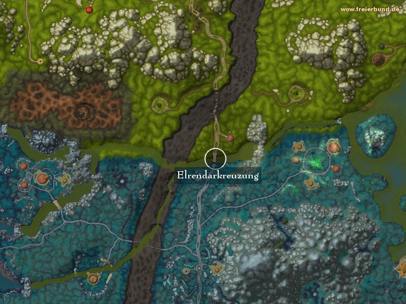 Elrendarkreuzung - Landmark - Map & Guide - Freier Bund - World of Warcraft