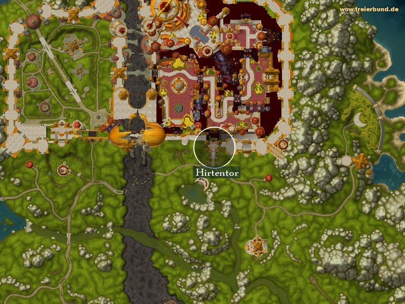 Hirtentor - Landmark - Map & Guide - Freier Bund - World of Warcraft