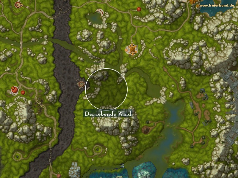 Der lebende Wald (The Living Wood) Landmark WoW World of Warcraft 