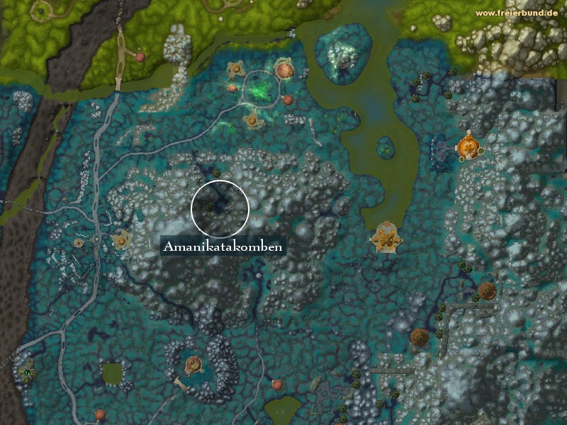 Amanikatakomben (Amani Catacombs) Landmark WoW World of Warcraft 