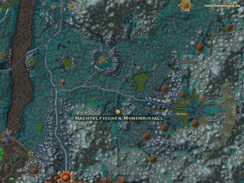 Nachtelfischer Mondkristall (Night Elf Moon Crystal) Quest-Gegenstand WoW World of Warcraft 