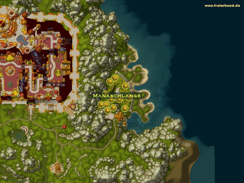 Manaschlange (Mana Serpent) Monster WoW World of Warcraft 