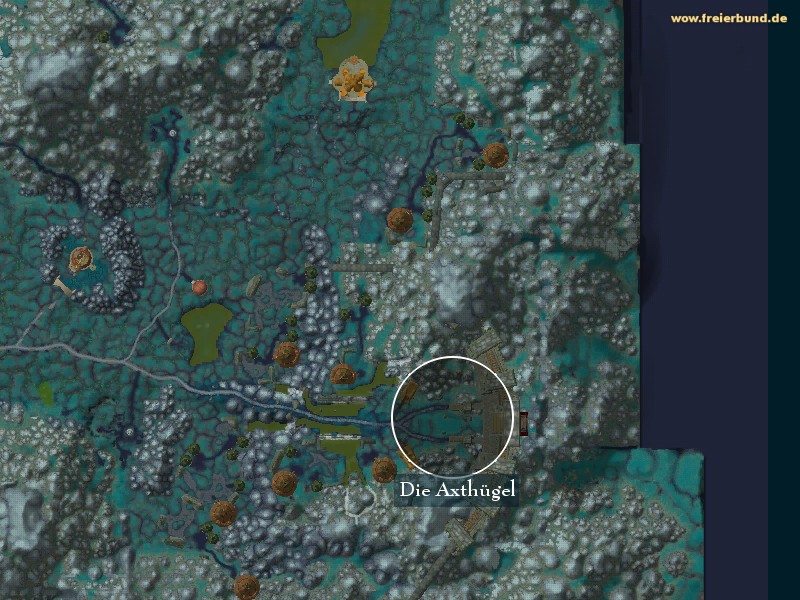 Die Axthügel (Hatchet Hills) Landmark WoW World of Warcraft 