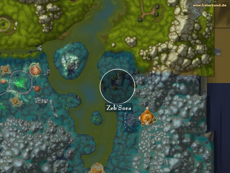 Zeb'Sora (Zeb'Sora) Landmark WoW World of Warcraft 