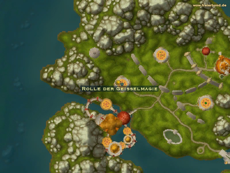Rolle der Geißelmagie (Scroll of Scourge Magic) Quest-Gegenstand WoW World of Warcraft 