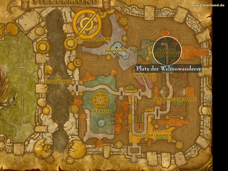 Platz der Weltenwanderer (Farstriders Square) Landmark WoW World of Warcraft 