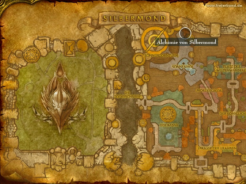 Alchimie von Silbermond (Silvermoon Alchemy) Landmark WoW World of Warcraft 