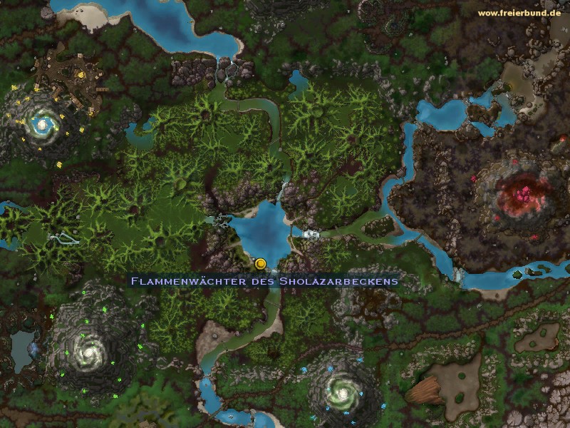 Flammenwächter des Sholazarbeckens (Sholazar Basin Flame Warden) Quest NSC WoW World of Warcraft 