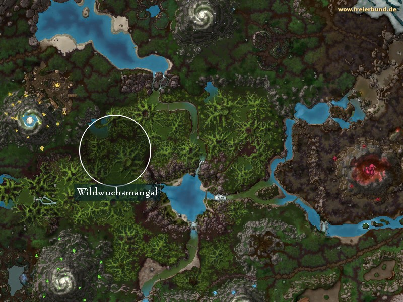 Wildwuchsmangal (Wildgrowth Mangal) Landmark WoW World of Warcraft 