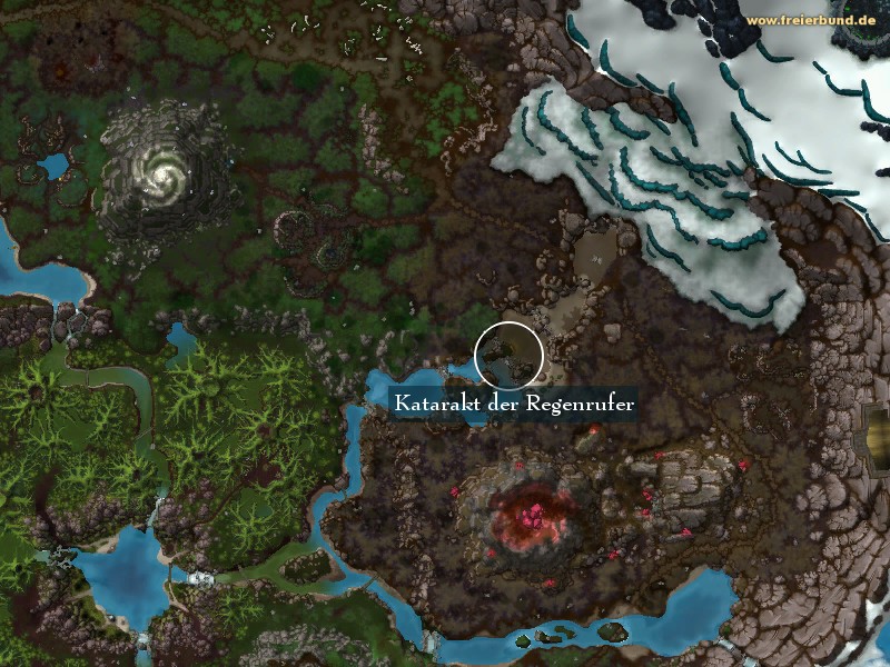 Katarakt der Regenrufer (Rainspeaker Rapids) Landmark WoW World of Warcraft 
