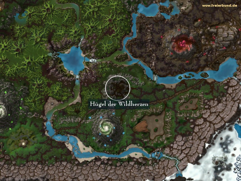 Hügel der Wildherzen (Frenzyheart Hill) Landmark WoW World of Warcraft 