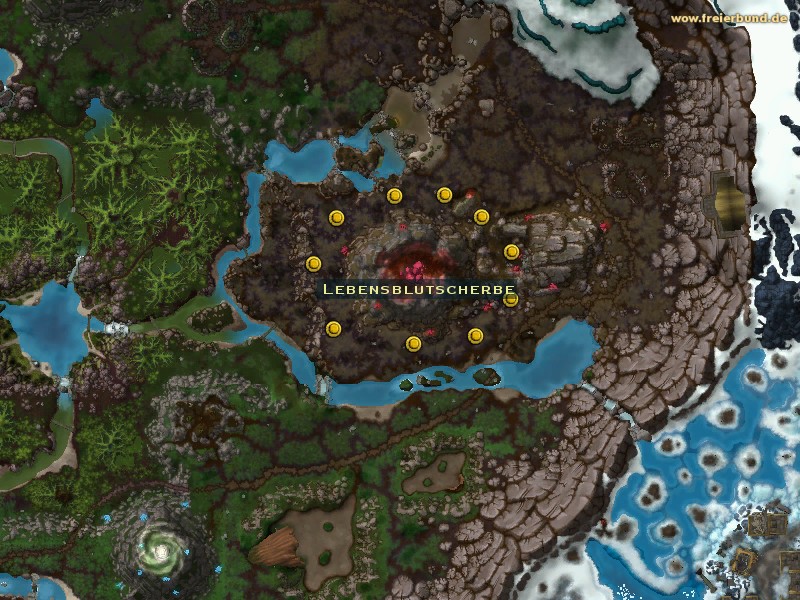 Lebensblutscherbe (Lifeblood Shard) Quest-Gegenstand WoW World of Warcraft 